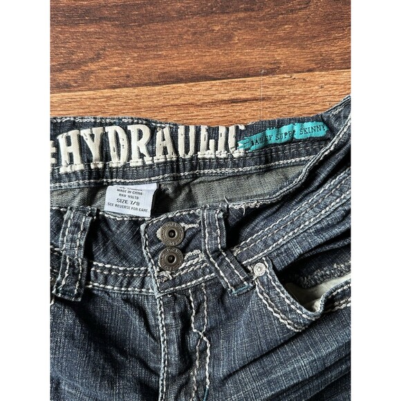 Y2K Women’s Hydraulic Bailey Skinny Jeans Size 7/8 - Picture 2 of 3